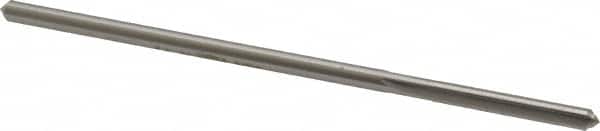 Made in USA - 0.15" High Speed Steel 4 Flute Chucking Reamer - Straight Flute, 0.143" Straight Shank, 1" Flute Length, 4" OAL - Americas Industrial Supply