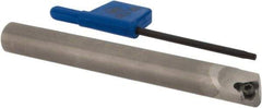 Iscar - MGSI, Left Hand Cut, 8mm Shank Width, Neutral Rake Indexable Turning Toolholder - 72mm OAL, IR; WB.T 52.. Insert Compatibility, Series Isoturn - Americas Industrial Supply