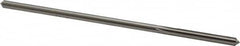 Made in USA - 0.1605" High Speed Steel 6 Flute Chucking Reamer - Straight Flute, 0.153" Straight Shank, 1-1/8" Flute Length, 4-1/2" OAL - Americas Industrial Supply