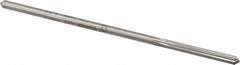 Made in USA - 0.1615" High Speed Steel 6 Flute Chucking Reamer - Straight Flute, 0.153" Straight Shank, 1-1/8" Flute Length, 4-1/2" OAL - Americas Industrial Supply