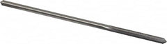 Made in USA - 0.165" High Speed Steel 6 Flute Chucking Reamer - Straight Flute, 0.153" Straight Shank, 1-1/8" Flute Length, 4-1/2" OAL - Americas Industrial Supply