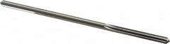 Made in USA - 0.17" High Speed Steel 6 Flute Chucking Reamer - Straight Flute, 0.1595" Straight Shank, 1-1/8" Flute Length, 4-1/2" OAL - Americas Industrial Supply