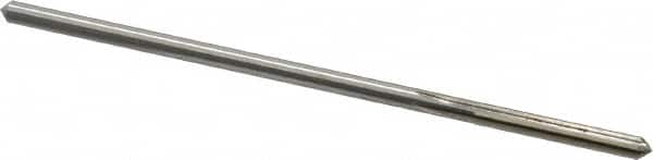 Made in USA - 0.1725" High Speed Steel 6 Flute Chucking Reamer - Straight Flute, 0.1645" Straight Shank, 1-1/8" Flute Length, 4-1/2" OAL - Americas Industrial Supply