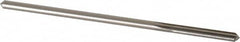 Made in USA - 0.1745" High Speed Steel 6 Flute Chucking Reamer - Straight Flute, 0.1645" Straight Shank, 1-1/8" Flute Length, 4-1/2" OAL - Americas Industrial Supply