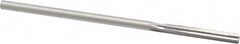 Made in USA - 0.1805" High Speed Steel 6 Flute Chucking Reamer - Straight Flute, 0.1755" Straight Shank, 1-1/8" Flute Length, 4-1/2" OAL - Americas Industrial Supply