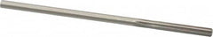 Made in USA - 0.1815" High Speed Steel 6 Flute Chucking Reamer - Straight Flute, 0.1755" Straight Shank, 1-1/8" Flute Length, 4-1/2" OAL - Americas Industrial Supply