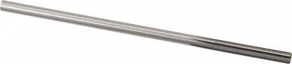 Made in USA - 0.194" High Speed Steel 6 Flute Chucking Reamer - Straight Flute, 0.186" Straight Shank, 1-1/4" Flute Length, 5" OAL - Americas Industrial Supply