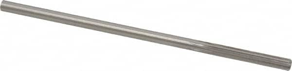 Made in USA - 0.2" High Speed Steel 6 Flute Chucking Reamer - Straight Flute, 0.1895" Straight Shank, 1-1/4" Flute Length, 5" OAL - Americas Industrial Supply