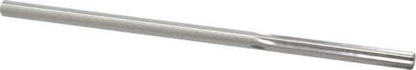 Made in USA - 0.2045" High Speed Steel 6 Flute Chucking Reamer - Straight Flute, 0.1945" Straight Shank, 1-1/4" Flute Length, 5" OAL - Americas Industrial Supply