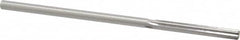 Made in USA - 0.2045" High Speed Steel 6 Flute Chucking Reamer - Straight Flute, 0.1945" Straight Shank, 1-1/4" Flute Length, 5" OAL - Americas Industrial Supply