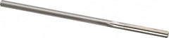 Made in USA - 0.207" High Speed Steel 6 Flute Chucking Reamer - Straight Flute, 0.2016" Straight Shank, 1-1/4" Flute Length, 5" OAL - Americas Industrial Supply