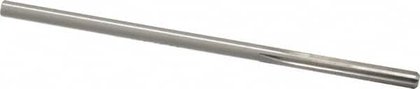 Made in USA - 0.2115" High Speed Steel 6 Flute Chucking Reamer - Straight Flute, 0.2016" Straight Shank, 1-1/4" Flute Length, 5" OAL - Americas Industrial Supply