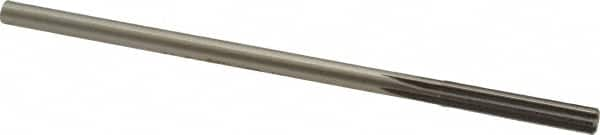 Made in USA - 0.218" High Speed Steel 6 Flute Chucking Reamer - Straight Flute, 0.2075" Straight Shank, 1-1/4" Flute Length, 5" OAL - Americas Industrial Supply