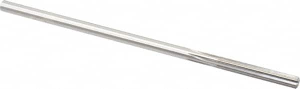 Made in USA - 0.2335" High Speed Steel 6 Flute Chucking Reamer - Straight Flute, 0.2173" Straight Shank, 1-1/2" Flute Length, 6" OAL - Americas Industrial Supply