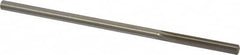 Made in USA - 1/4" High Speed Steel 6 Flute Chucking Reamer - Straight Flute, 0.2329" Straight Shank, 1-1/2" Flute Length, 6" OAL - Americas Industrial Supply