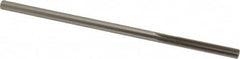 Made in USA - 0.2535" High Speed Steel 6 Flute Chucking Reamer - Straight Flute, 0.2405" Straight Shank, 1-1/2" Flute Length, 6" OAL - Americas Industrial Supply