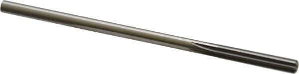 Made in USA - 0.256" High Speed Steel 6 Flute Chucking Reamer - Straight Flute, 0.2405" Straight Shank, 1-1/2" Flute Length, 6" OAL - Americas Industrial Supply