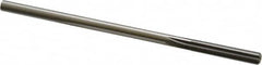Made in USA - 0.256" High Speed Steel 6 Flute Chucking Reamer - Straight Flute, 0.2405" Straight Shank, 1-1/2" Flute Length, 6" OAL - Americas Industrial Supply