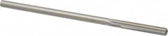 Made in USA - 0.2585" High Speed Steel 6 Flute Chucking Reamer - Straight Flute, 1/4" Straight Shank, 1-1/2" Flute Length, 6" OAL - Americas Industrial Supply