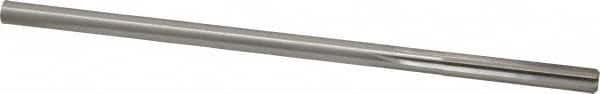 Made in USA - 0.2615" High Speed Steel 6 Flute Chucking Reamer - Straight Flute, 1/4" Straight Shank, 1-1/2" Flute Length, 6" OAL - Americas Industrial Supply
