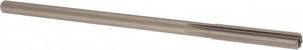 Made in USA - 0.267" High Speed Steel 6 Flute Chucking Reamer - Straight Flute, 1/4" Straight Shank, 1-1/2" Flute Length, 6" OAL - Americas Industrial Supply