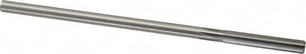 Made in USA - 0.269" High Speed Steel 6 Flute Chucking Reamer - Straight Flute, 1/4" Straight Shank, 1-1/2" Flute Length, 6" OAL - Americas Industrial Supply