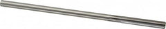 Made in USA - 0.269" High Speed Steel 6 Flute Chucking Reamer - Straight Flute, 1/4" Straight Shank, 1-1/2" Flute Length, 6" OAL - Americas Industrial Supply