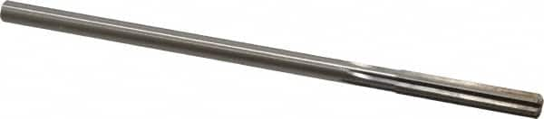 Made in USA - 0.2695" High Speed Steel 6 Flute Chucking Reamer - Straight Flute, 1/4" Straight Shank, 1-1/2" Flute Length, 6" OAL - Americas Industrial Supply