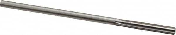 Made in USA - 0.271" High Speed Steel 6 Flute Chucking Reamer - Straight Flute, 1/4" Straight Shank, 1-1/2" Flute Length, 6" OAL - Americas Industrial Supply