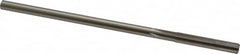 Made in USA - 0.274" High Speed Steel 6 Flute Chucking Reamer - Straight Flute, 1/4" Straight Shank, 1-1/2" Flute Length, 6" OAL - Americas Industrial Supply