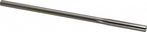 Made in USA - 0.275" High Speed Steel 6 Flute Chucking Reamer - Straight Flute, 1/4" Straight Shank, 1-1/2" Flute Length, 6" OAL - Americas Industrial Supply