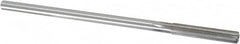 Made in USA - 0.2775" High Speed Steel 6 Flute Chucking Reamer - Straight Flute, 1/4" Straight Shank, 1-1/2" Flute Length, 6" OAL - Americas Industrial Supply