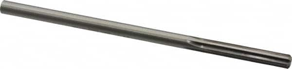 Made in USA - 0.283" High Speed Steel 6 Flute Chucking Reamer - Straight Flute, 1/4" Straight Shank, 1-1/2" Flute Length, 6" OAL - Americas Industrial Supply