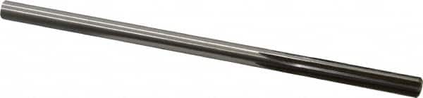 Made in USA - 0.2835" High Speed Steel 6 Flute Chucking Reamer - Straight Flute, 1/4" Straight Shank, 1-1/2" Flute Length, 6" OAL - Americas Industrial Supply