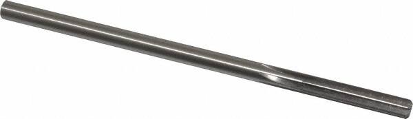 Made in USA - 0.285" High Speed Steel 6 Flute Chucking Reamer - Straight Flute, 1/4" Straight Shank, 1-1/2" Flute Length, 6" OAL - Americas Industrial Supply