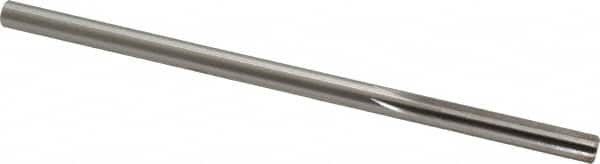 Made in USA - 0.287" High Speed Steel 6 Flute Chucking Reamer - Straight Flute, 1/4" Straight Shank, 1-1/2" Flute Length, 6" OAL - Americas Industrial Supply
