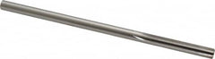 Made in USA - 0.287" High Speed Steel 6 Flute Chucking Reamer - Straight Flute, 1/4" Straight Shank, 1-1/2" Flute Length, 6" OAL - Americas Industrial Supply