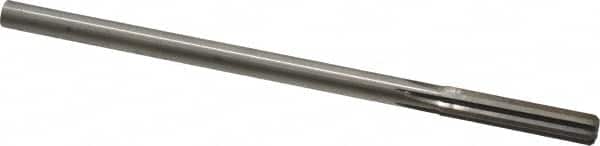 Made in USA - 0.3015" High Speed Steel 6 Flute Chucking Reamer - Straight Flute, 0.2792" Straight Shank, 1-1/2" Flute Length, 6" OAL - Americas Industrial Supply