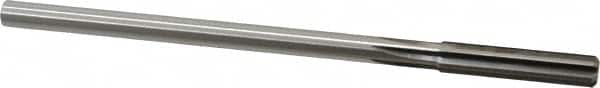 Made in USA - 0.32" High Speed Steel 6 Flute Chucking Reamer - Straight Flute, 0.2792" Straight Shank, 1-1/2" Flute Length, 6" OAL - Americas Industrial Supply