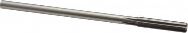 Made in USA - 0.322" High Speed Steel 6 Flute Chucking Reamer - Straight Flute, 0.2792" Straight Shank, 1-1/2" Flute Length, 6" OAL - Americas Industrial Supply