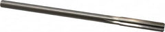 Made in USA - 0.325" High Speed Steel 6 Flute Chucking Reamer - Straight Flute, 0.2792" Straight Shank, 1-1/2" Flute Length, 6" OAL - Americas Industrial Supply