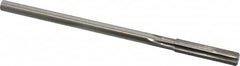 Made in USA - 0.336" High Speed Steel 6 Flute Chucking Reamer - Straight Flute, 0.2792" Straight Shank, 1-1/2" Flute Length, 6" OAL - Americas Industrial Supply