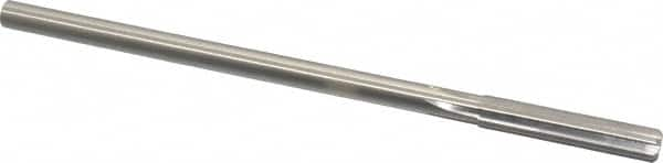 Made in USA - 0.354" High Speed Steel 6 Flute Chucking Reamer - Straight Flute, 0.3105" Straight Shank, 1-3/4" Flute Length, 7" OAL - Americas Industrial Supply