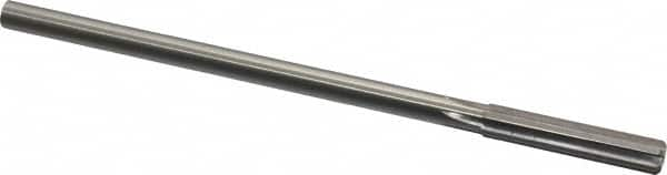 Made in USA - 0.359" High Speed Steel 6 Flute Chucking Reamer - Straight Flute, 0.3105" Straight Shank, 1-3/4" Flute Length, 7" OAL - Americas Industrial Supply