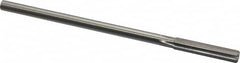 Made in USA - 0.359" High Speed Steel 6 Flute Chucking Reamer - Straight Flute, 0.3105" Straight Shank, 1-3/4" Flute Length, 7" OAL - Americas Industrial Supply