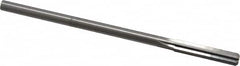Made in USA - 0.362" High Speed Steel 6 Flute Chucking Reamer - Straight Flute, 0.3105" Straight Shank, 1-3/4" Flute Length, 7" OAL - Americas Industrial Supply