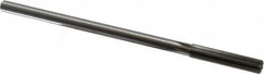 Made in USA - 0.3765" High Speed Steel 6 Flute Chucking Reamer - Straight Flute, 0.3105" Straight Shank, 1-3/4" Flute Length, 7" OAL - Americas Industrial Supply