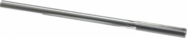 Made in USA - 0.383" High Speed Steel 6 Flute Chucking Reamer - Straight Flute, 0.3105" Straight Shank, 1-3/4" Flute Length, 7" OAL - Americas Industrial Supply