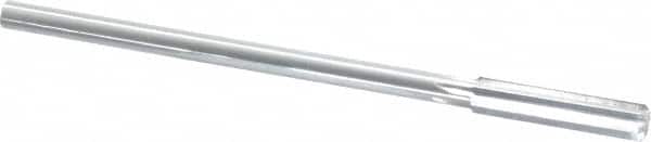 Made in USA - 0.388" High Speed Steel 6 Flute Chucking Reamer - Straight Flute, 0.3105" Straight Shank, 1-3/4" Flute Length, 7" OAL - Americas Industrial Supply