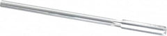 Made in USA - 0.388" High Speed Steel 6 Flute Chucking Reamer - Straight Flute, 0.3105" Straight Shank, 1-3/4" Flute Length, 7" OAL - Americas Industrial Supply